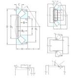 500 mm x 670 mm x 62,5 mm  SKF 292/500 упорные роликоподшипники