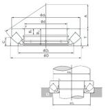 180 mm x 360 mm x 39 mm  NACHI 29436E упорные роликоподшипники