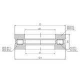 ISO 81206 упорные роликоподшипники