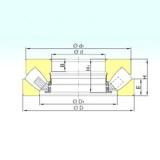 1180 mm x 1520 mm x 83 mm  ISB 292/1180 M упорные роликоподшипники