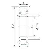 190 mm x 290 mm x 46 mm  NACHI NUP 1038 цилиндрические роликоподшипники