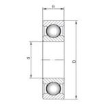 280 mm x 420 mm x 44 mm  ISO 16056 радиальные шарикоподшипники