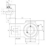 ISO UCT211 подшипниковые узлы