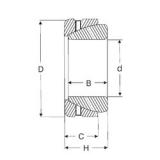 25,4 mm x 41,275 mm x 13,97 mm  SIGMA GAZ 100 SA подшипники скольжения