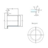 12 mm x 14 mm x 15 mm  SKF PCMF 121415 E подшипники скольжения