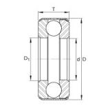 INA D40 упорные шарикоподшипники