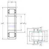 180 mm x 320 mm x 52 mm  NSK NUP236EM цилиндрические роликоподшипники