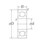 1,397 mm x 4,762 mm x 1,984 mm  KOYO OB67 радиальные шарикоподшипники