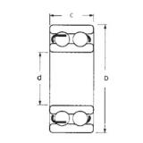 30 mm x 62 mm x 20 mm  FBJ 4206ZZ радиальные шарикоподшипники