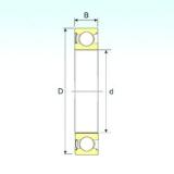 105 mm x 225 mm x 49 mm  ISB 6321-Z радиальные шарикоподшипники