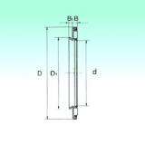 45 mm x 68 mm x 4,2 mm  NBS AXW 45 игольчатые подшипники