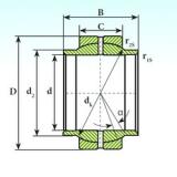 70 mm x 105 mm x 70 mm  ISB GEEW 70 ES подшипники скольжения