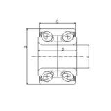 44 mm x 82,5 mm x 37 mm  ILJIN IJ131031 радиально-упорные шарикоподшипники