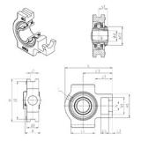 SNR UKT207H подшипниковые узлы