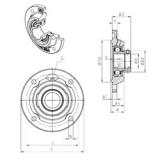 SNR ESFEE207 подшипниковые узлы