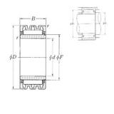 65 mm x 90 mm x 25 mm  NTN NA4913S игольчатые подшипники