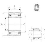 20 mm x 37 mm x 18 mm  IKO NA 4903U игольчатые подшипники