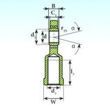 17 mm x 30 mm x 14 mm  ISB SI 17 C подшипники скольжения