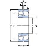 90 mm x 190 mm x 64 mm  SKF 22318 EKJA/VA405 сферические роликоподшипники