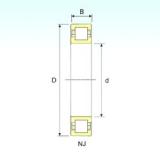 130 mm x 230 mm x 64 mm  ISB NUP 2226 цилиндрические роликоподшипники