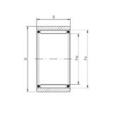 40 mm x 55 mm x 40 mm  ISO RNAO40x55x40 цилиндрические роликоподшипники