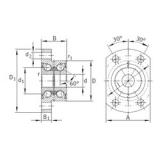 8 mm x 32 mm x 20 mm  INA ZKLFA0850-2RS радиально-упорные шарикоподшипники