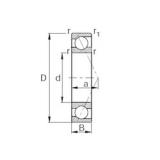 190 mm x 260 mm x 33 mm  CYSD 7938 радиально-упорные шарикоподшипники