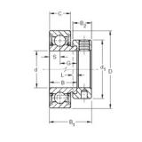 35 mm x 72 mm x 25,4 mm  Timken RAE35RR радиальные шарикоподшипники