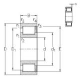 190 mm x 260 mm x 42 mm  NKE NCF2938-V цилиндрические роликоподшипники