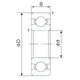 20 mm x 32 mm x 7 mm  NACHI 6804 радиальные шарикоподшипники