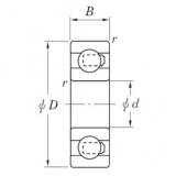 4 mm x 12 mm x 4 mm  KOYO 3NC604ST4 радиальные шарикоподшипники