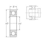 200 mm x 420 mm x 80 mm  NTN 6340 радиальные шарикоподшипники