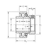 31.75 mm x 62 mm x 36,51 mm  Timken 1103KL3 радиальные шарикоподшипники