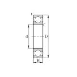 28,575 mm x 63,5 mm x 15,875 mm  CYSD 1652 радиальные шарикоподшипники