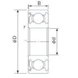 150 mm x 270 mm x 45 mm  NACHI 6230Z радиальные шарикоподшипники