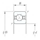 120,65 mm x 146,05 mm x 12,7 mm  KOYO KDX047 радиально-упорные шарикоподшипники