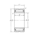 55 mm x 80 mm x 45 mm  NSK NA6911 игольчатые подшипники