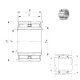 105 mm x 153 mm x 50,5 mm  IKO GTRI 10515350 игольчатые подшипники