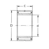 70 mm x 95 mm x 35 mm  FBJ NKI 70/35 игольчатые подшипники