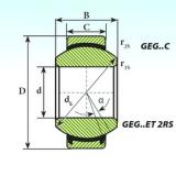 110 mm x 180 mm x 100 mm  ISB GEG 110 ET 2RS подшипники скольжения