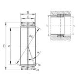 560 mm x 750 mm x 258 mm  INA GE 560 DO подшипники скольжения