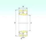 200 mm x 360 mm x 128 mm  ISB 23240 K сферические роликоподшипники