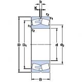 1000 mm x 1580 mm x 580 mm  SKF 241/1000 ECAF/W33 сферические роликоподшипники