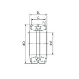 NACHI 80KBE22 конические роликовые подшипники