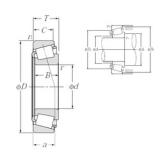 33,338 mm x 72,626 mm x 29,997 mm  NTN 4T-3196/3120 конические роликовые подшипники