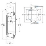 109,987 mm x 159,987 mm x 34,925 mm  NSK LM522548/LM522510 конические роликовые подшипники