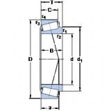 70 mm x 125 mm x 41 mm  SKF 33214/Q конические роликовые подшипники