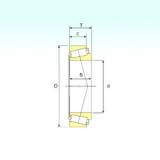 66,675 mm x 119,985 mm x 30,162 mm  ISB 39590/39528 конические роликовые подшипники